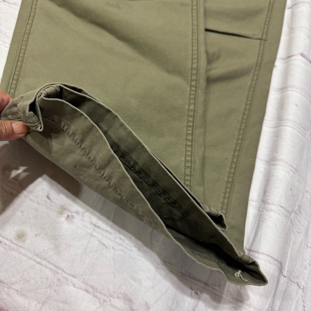 JIMMY’Z Sur Co. rare vintage Y2K Men's Olive Cargo Pants 33x32 cotton twill EUC - Picture 14 of 16